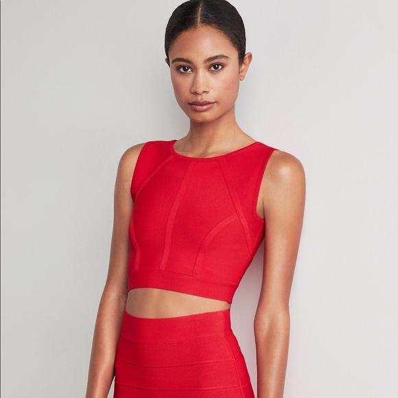 BCBGMaxAzria Fenella Cropped Tank Top - Picture 8 of 8